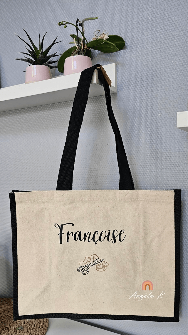 Grand sac cabas personnalisé