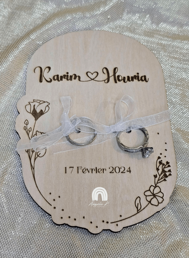 Porte alliances en bois