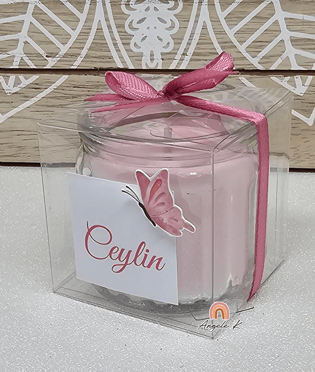 Mini bougie personnalisée