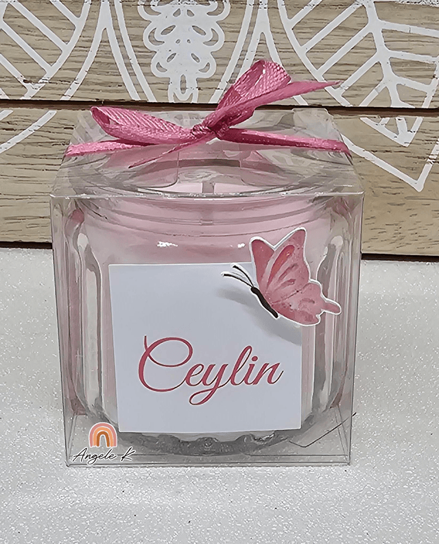 Mini bougie personnalisée