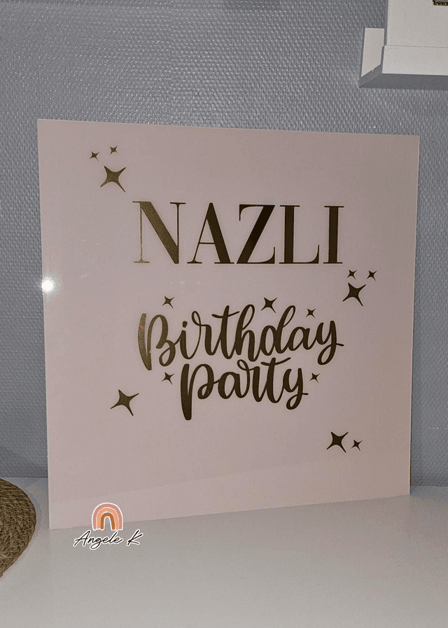 Cadre plexiglass personnalisé pour mariage ou autre 50 x 50