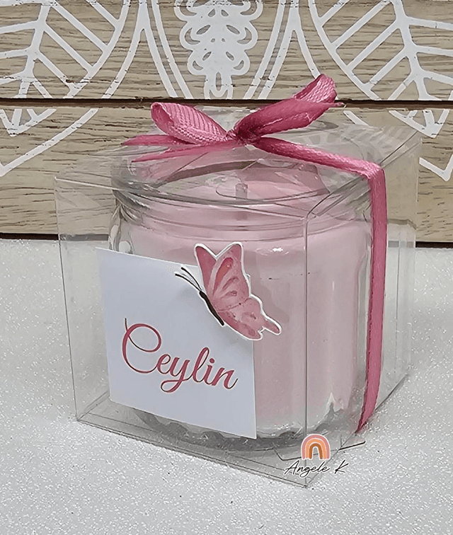 Mini bougie personnalisée