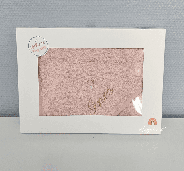 Cape de bain personnalisé, brodé avec prénom